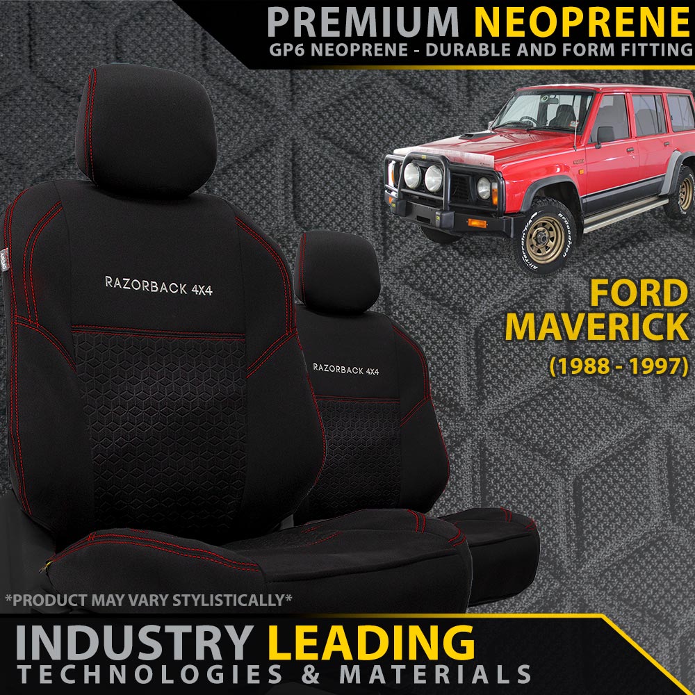 Ford Maverick Premium Neoprene 2x Front Seat Covers