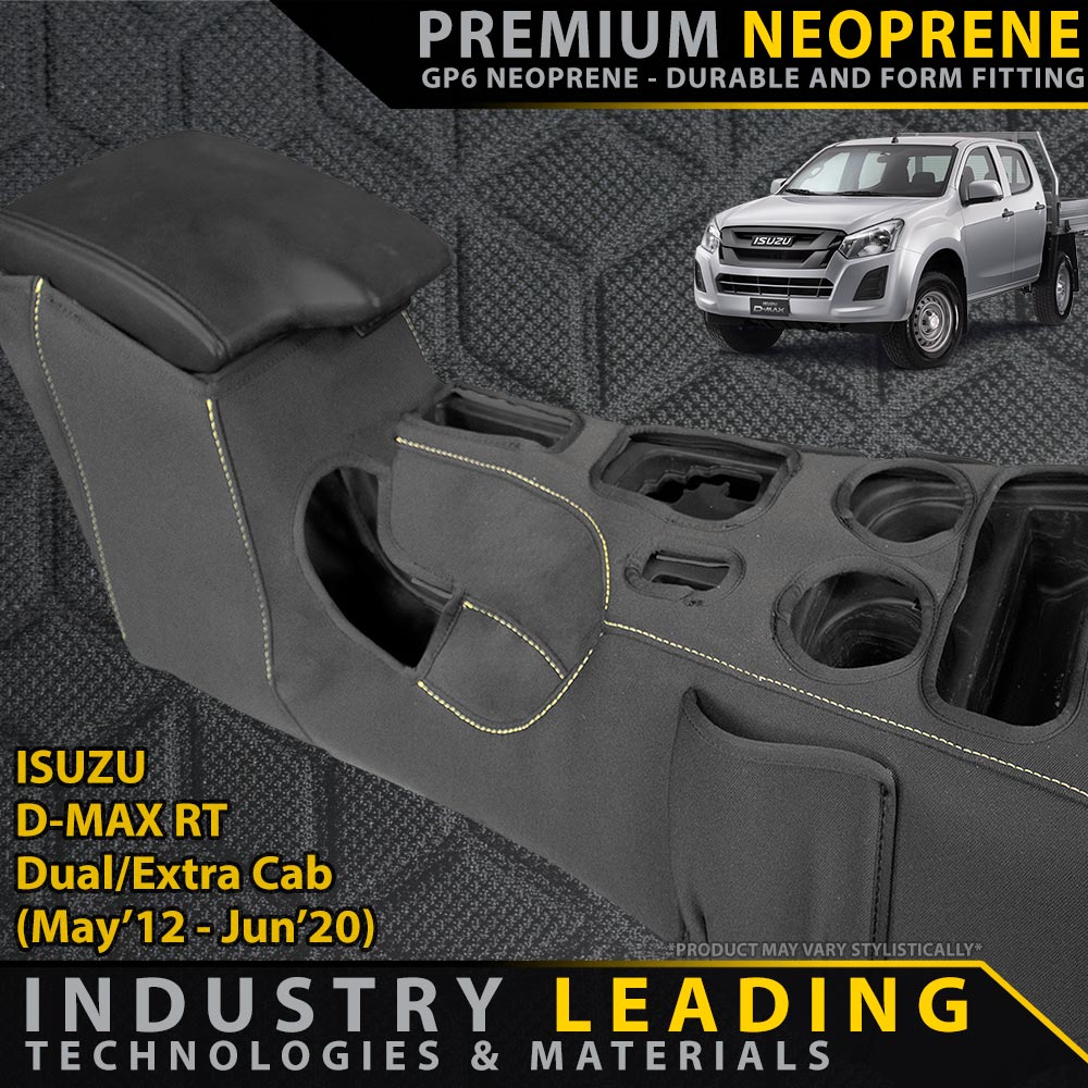Isuzu D-MAX RT Premium Neoprene Console Organiser