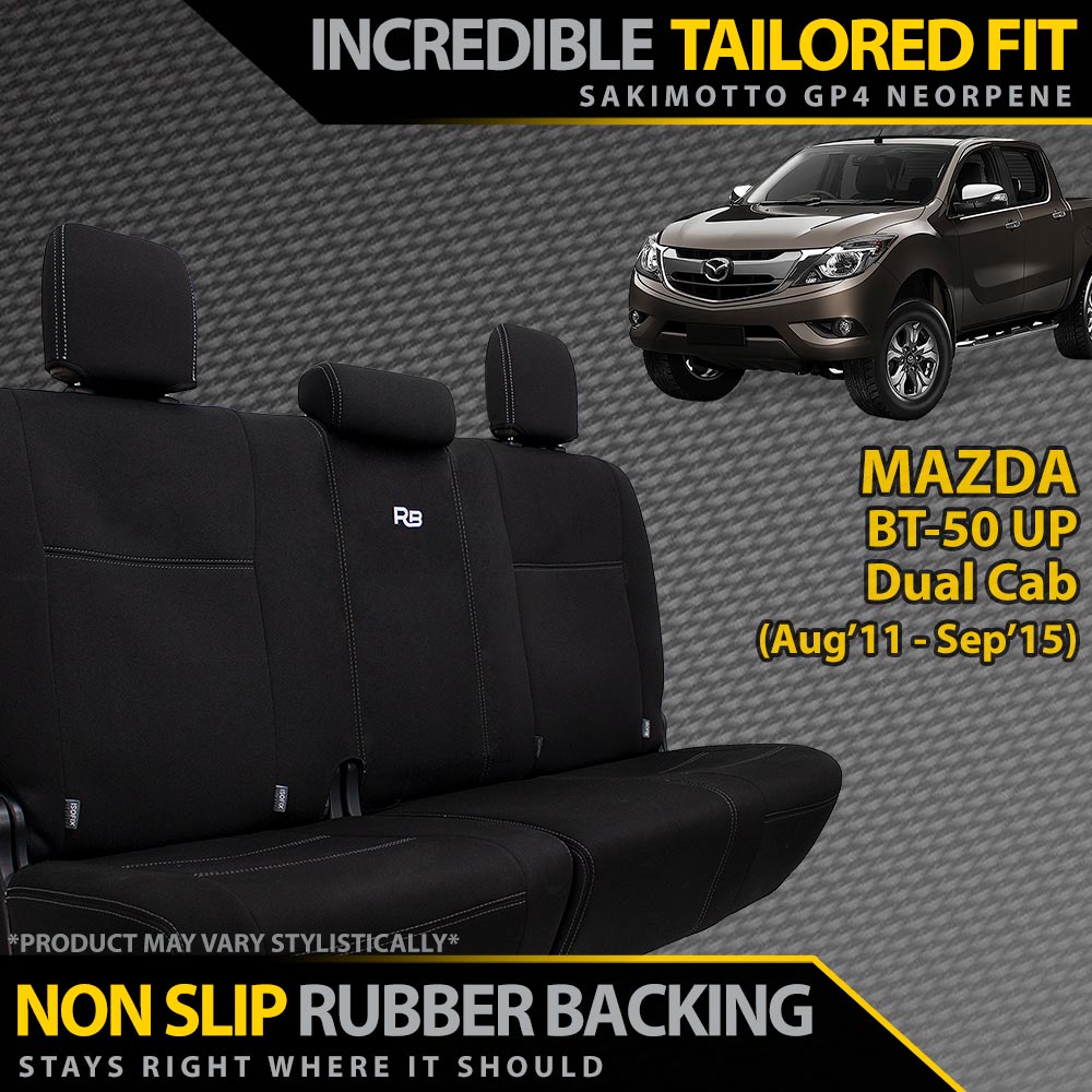 Mazda BT-50 UP Neoprene Rear Row Seat Covers (Made to Order)