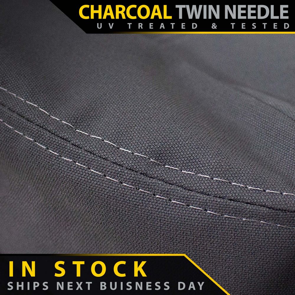 Nissan Navara NP300 Series 1 & 2 Retro Canvas 2x Front Seat Covers (In Stock)