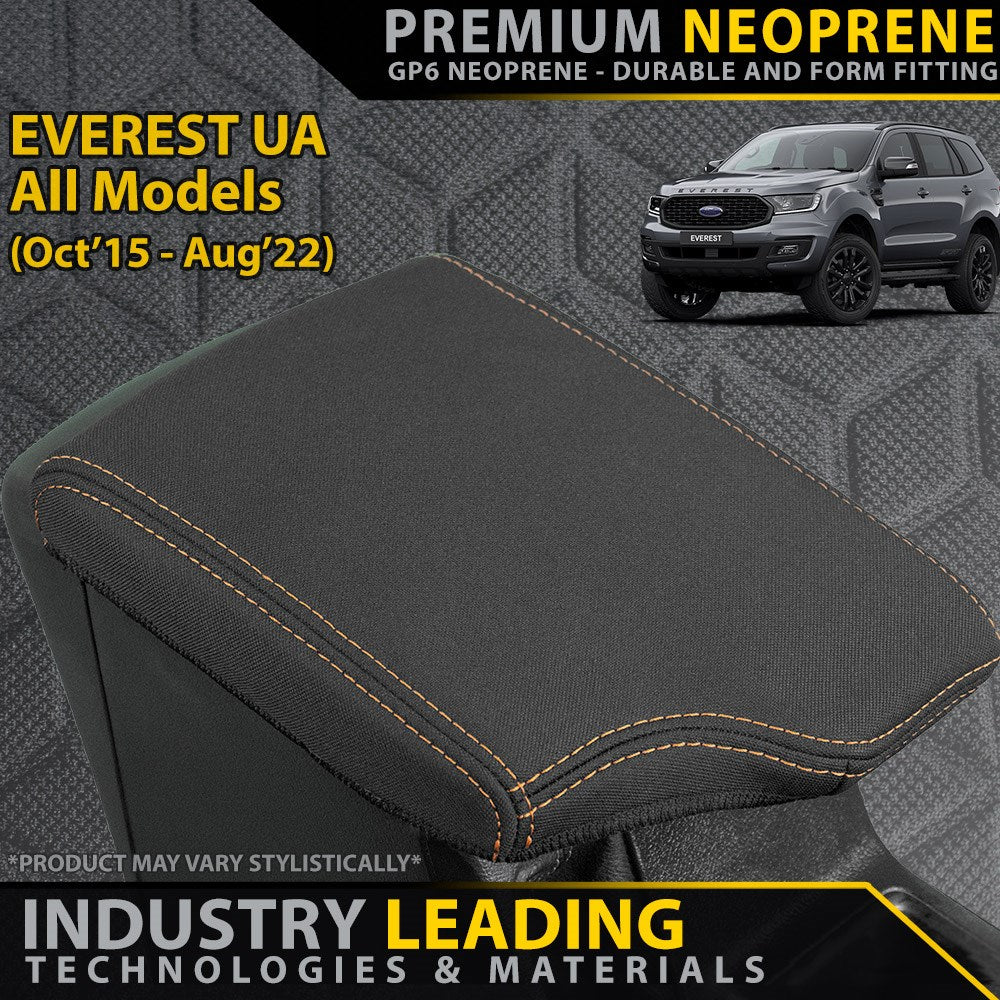 Ford Everest UA Premium Neoprene Console Lid