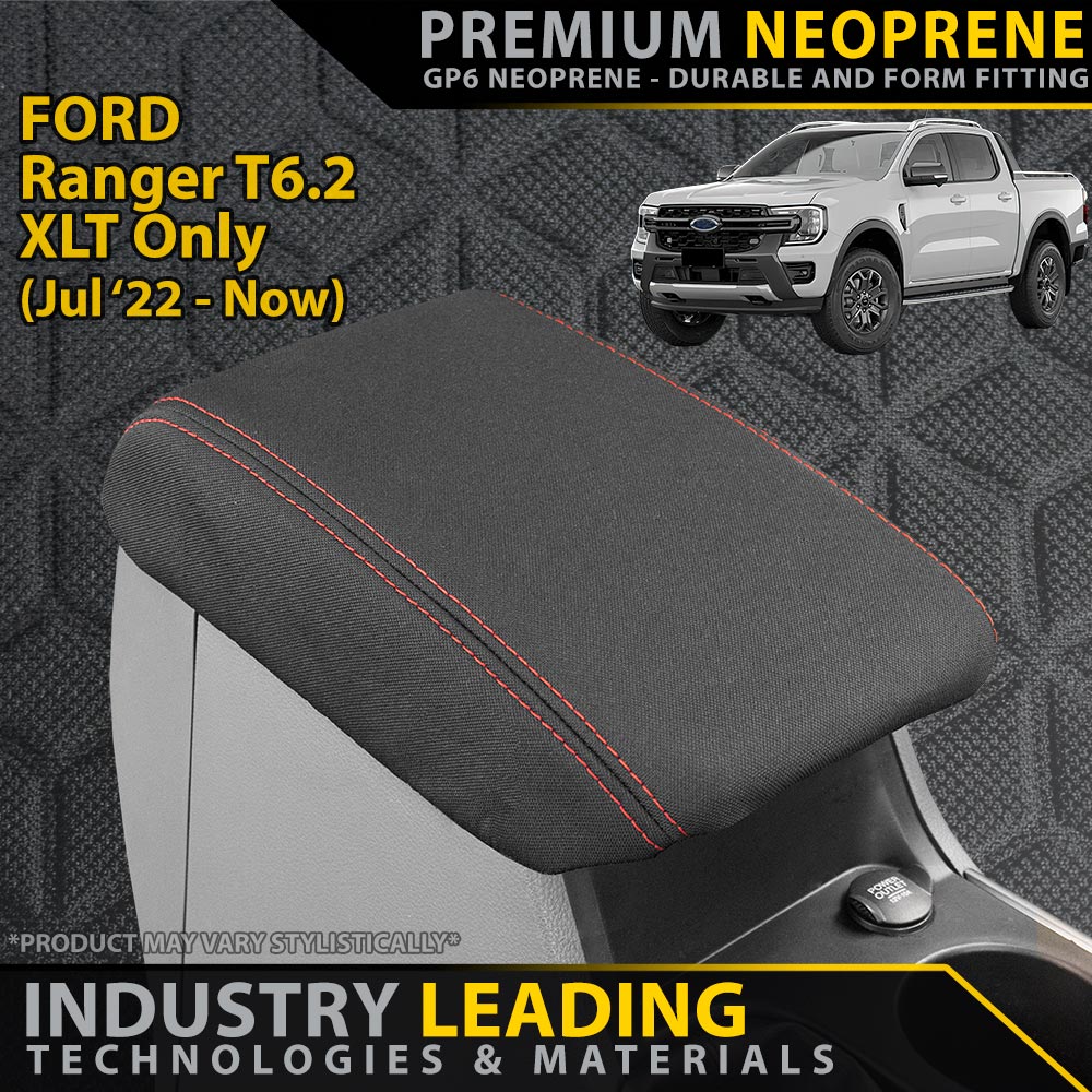 Ford Ranger T6.2 XLT Premium Neoprene Console Lid