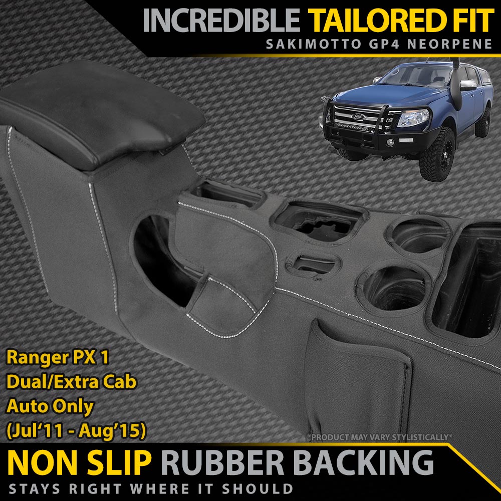 Ford Ranger PX I AUTO Neoprene Centre Console Organiser (Available)