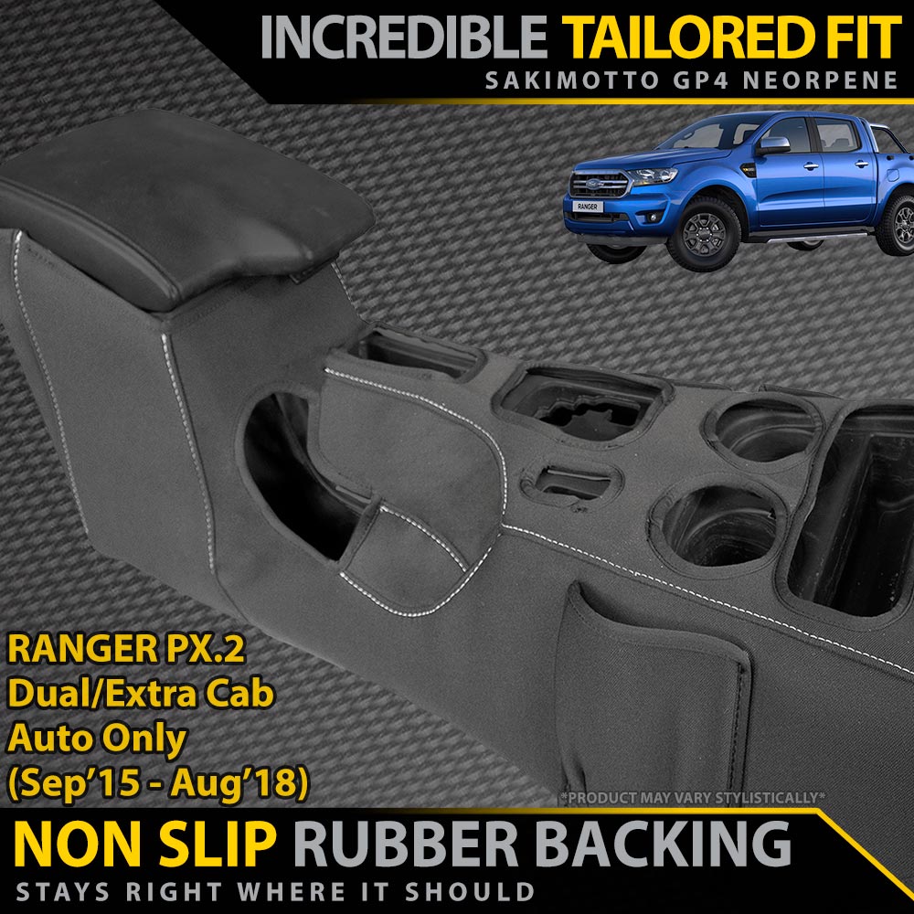 Ford Ranger PX II AUTO Neoprene Centre Console Organiser (Available)
