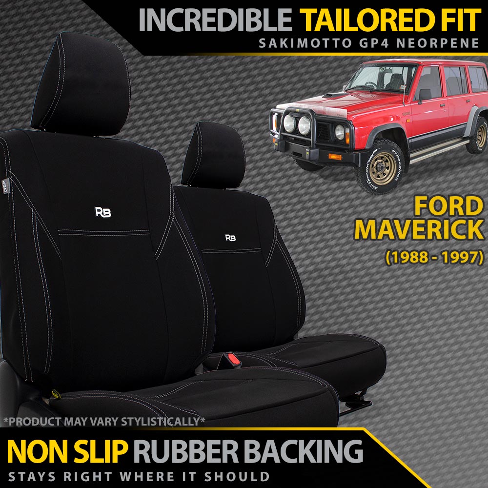 Ford Maverick Neoprene 2x Front Seat Covers
