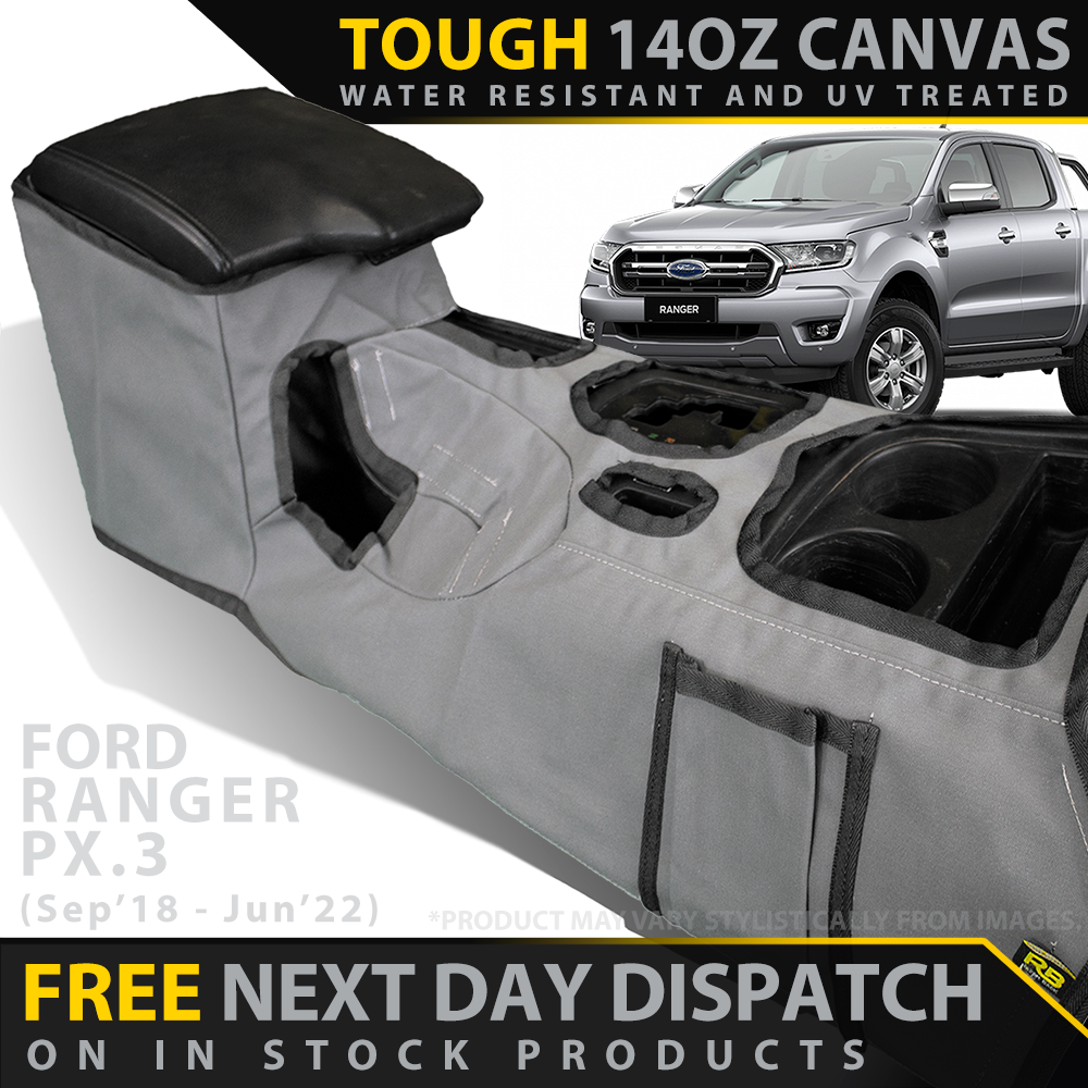 Ford Ranger PX III Retro Canvas AUTO Centre Console Organiser (In Stock)