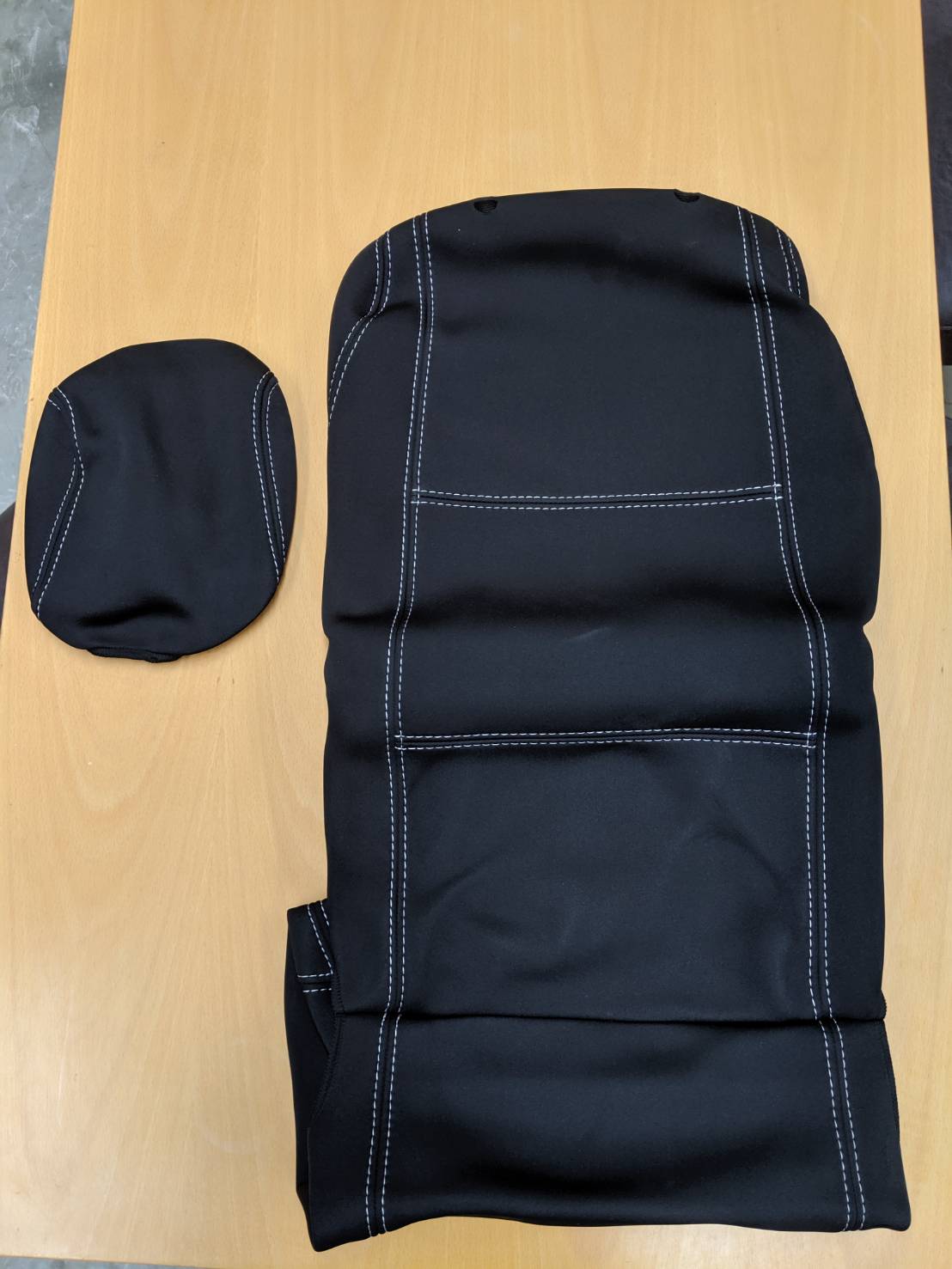 Toyota Hilux 7th Gen Neoprene Front Seat Covers (In Stock) (Open side)