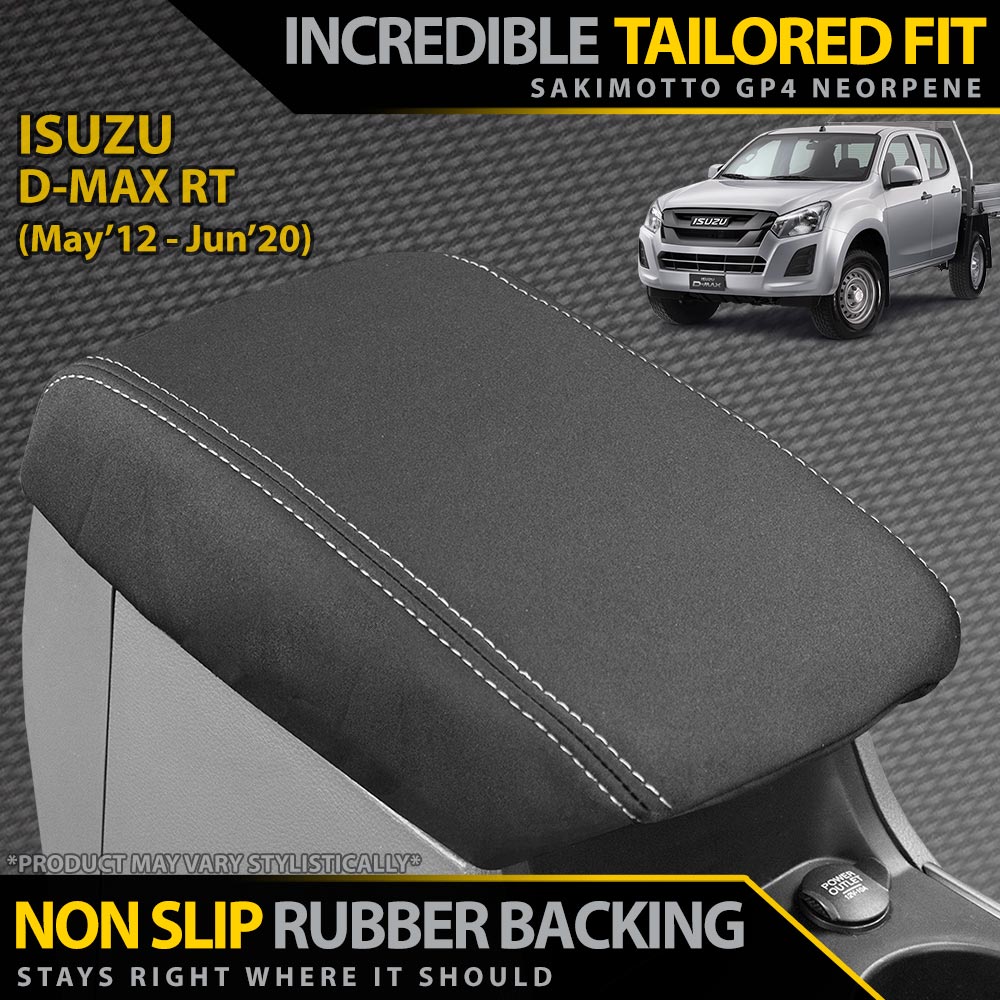 Isuzu D-MAX RT Neoprene Armrest Console Lid (Available)