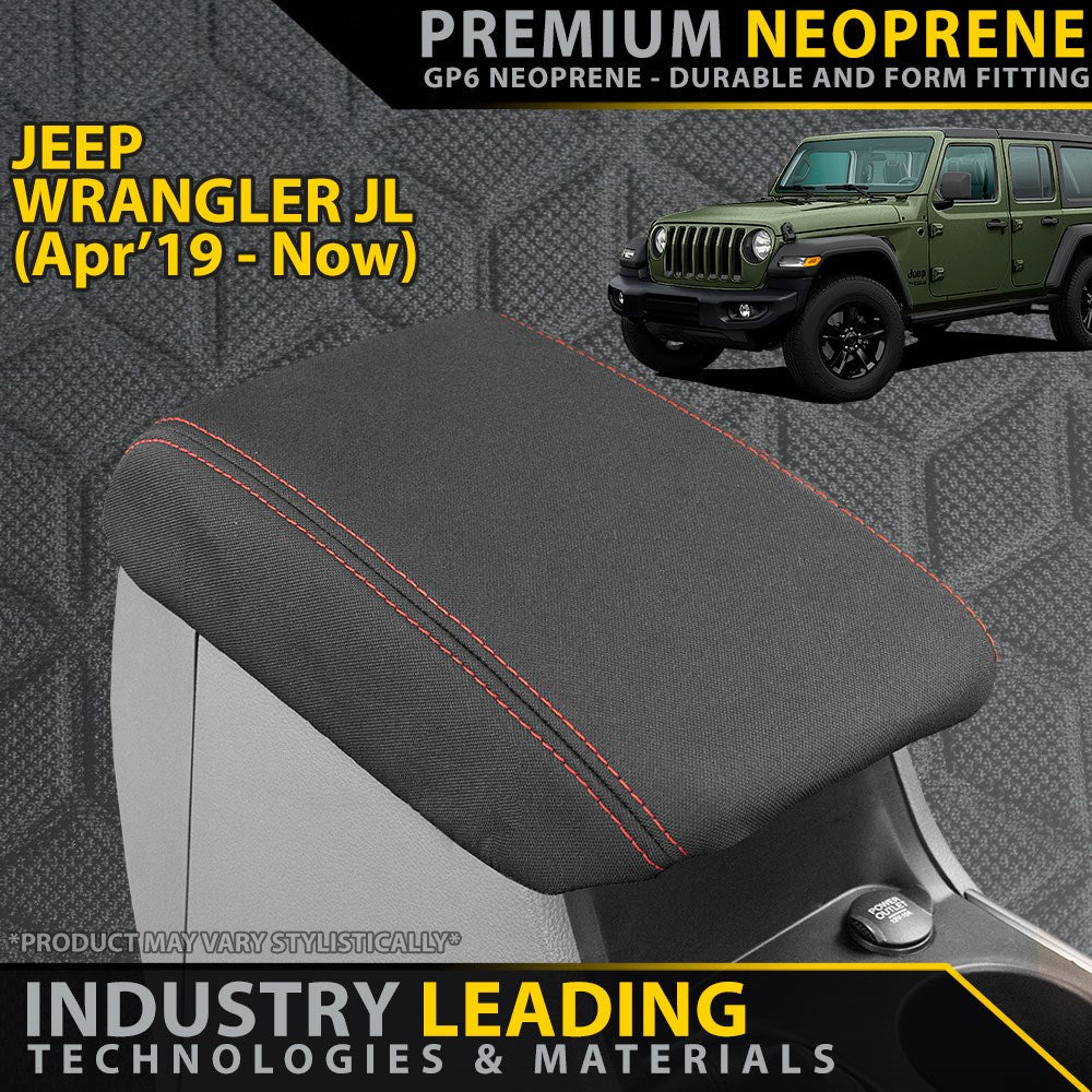 Jeep Wrangler JL Premium Neoprene Console Lid