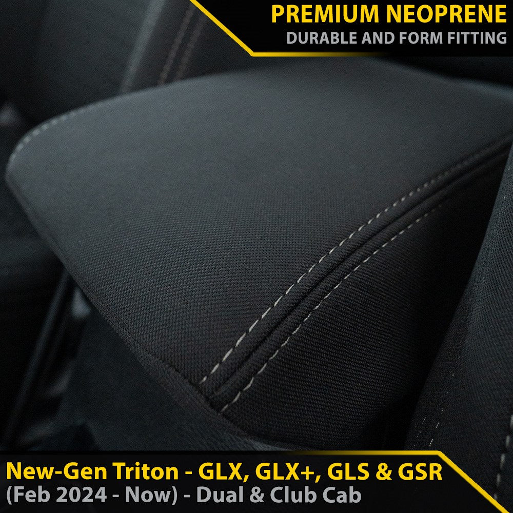 Mitsubishi New-Gen Triton GP6 Premium Neoprene Console Lid