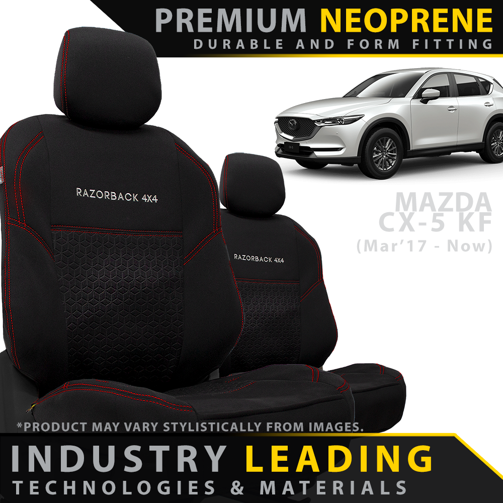 Mazda CX-5 KF Premium Neoprene 2x Front Seat Covers