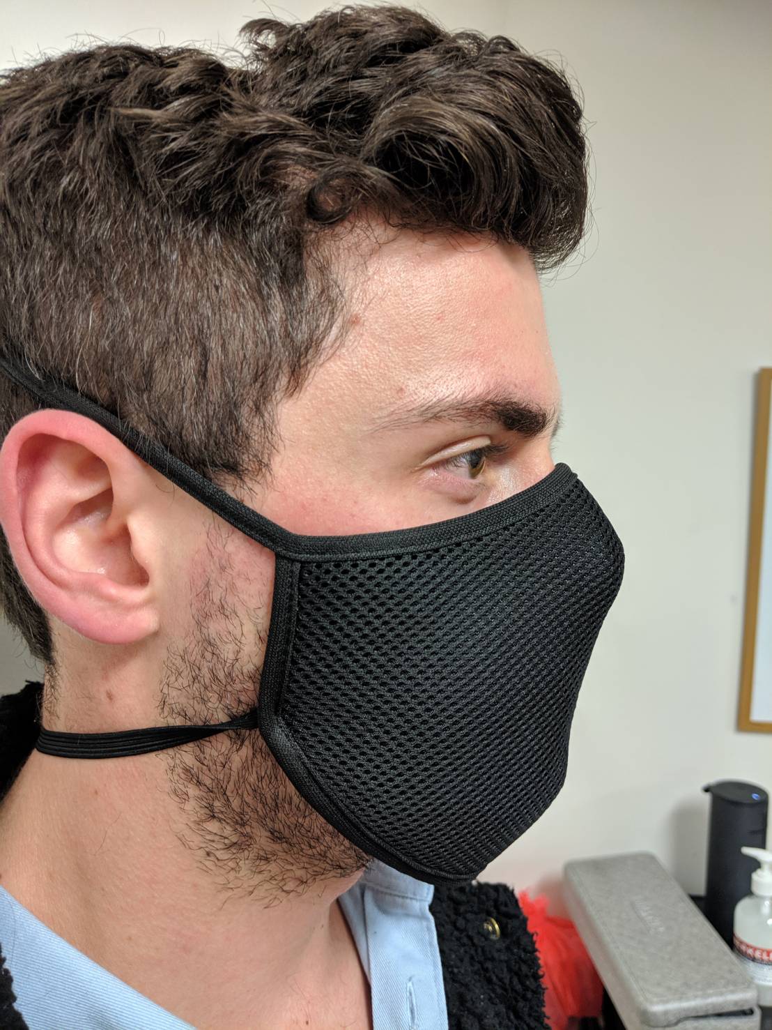 Black Mesh Face Mask (10 Pack)