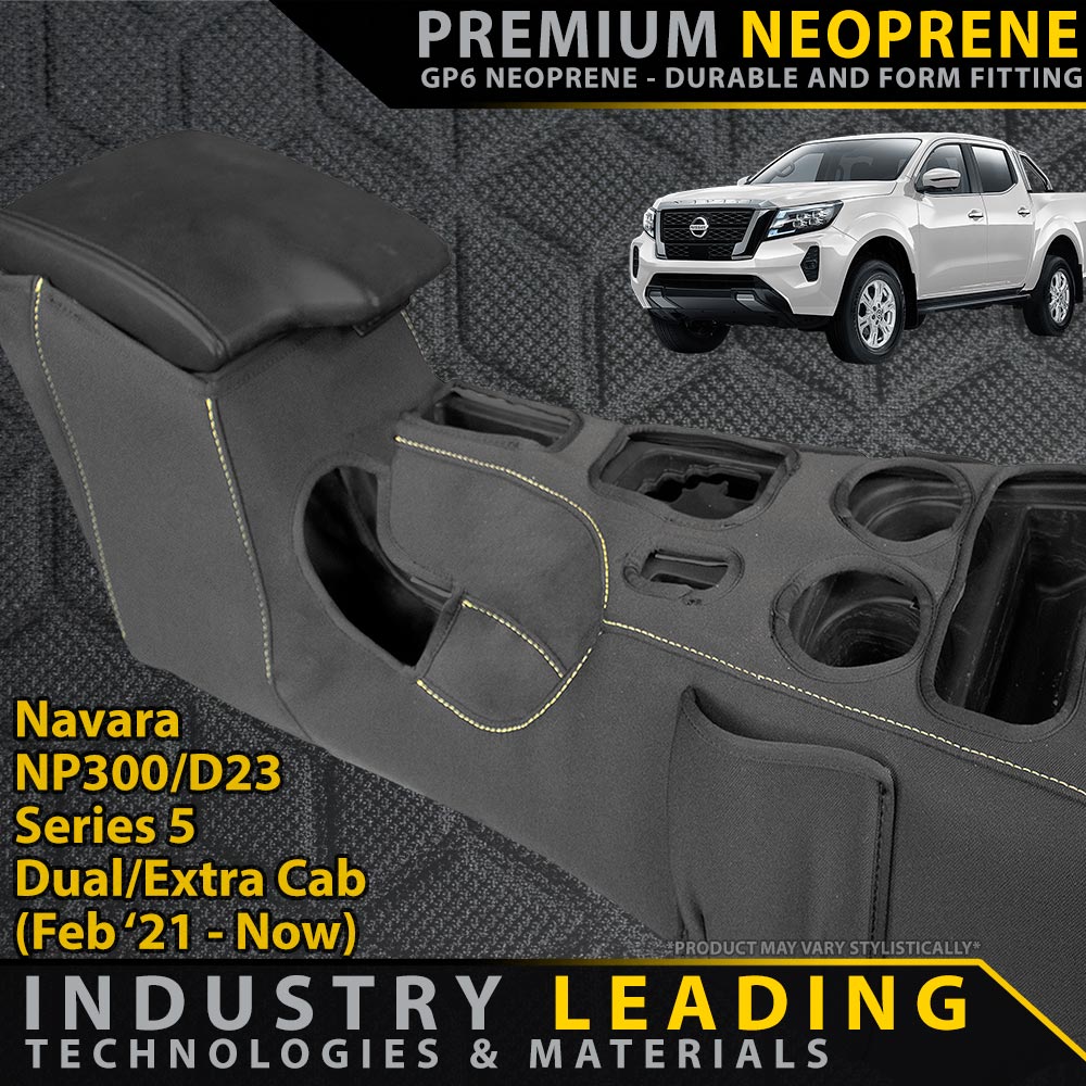 Navara NP300/D23 Series 5 Premium Neoprene Console Organiser