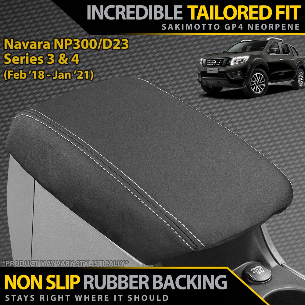 Nissan Navara NP300/D23 Series 3 & 4 Neoprene Console Lid