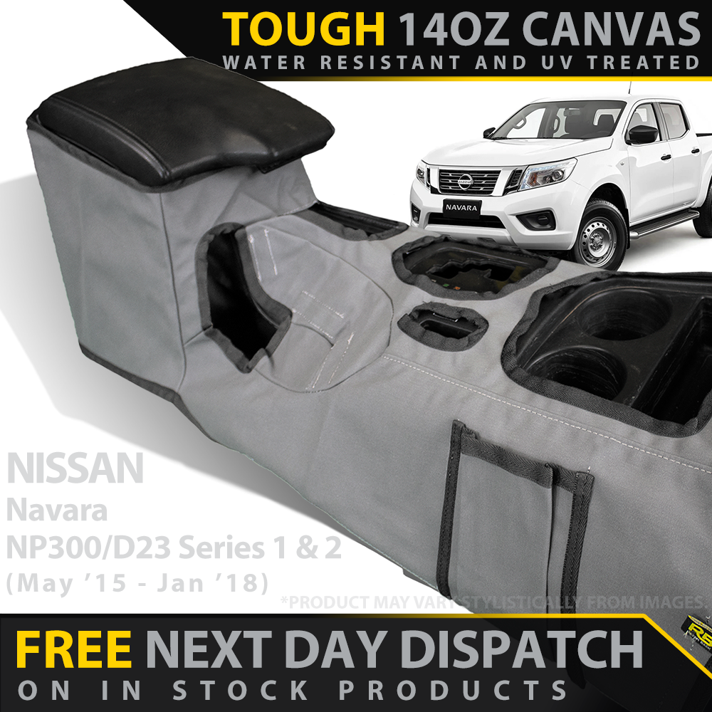 Nissan NP300 Series 1 & 2 Retro Canvas Centre Console Organiser (In Stock)