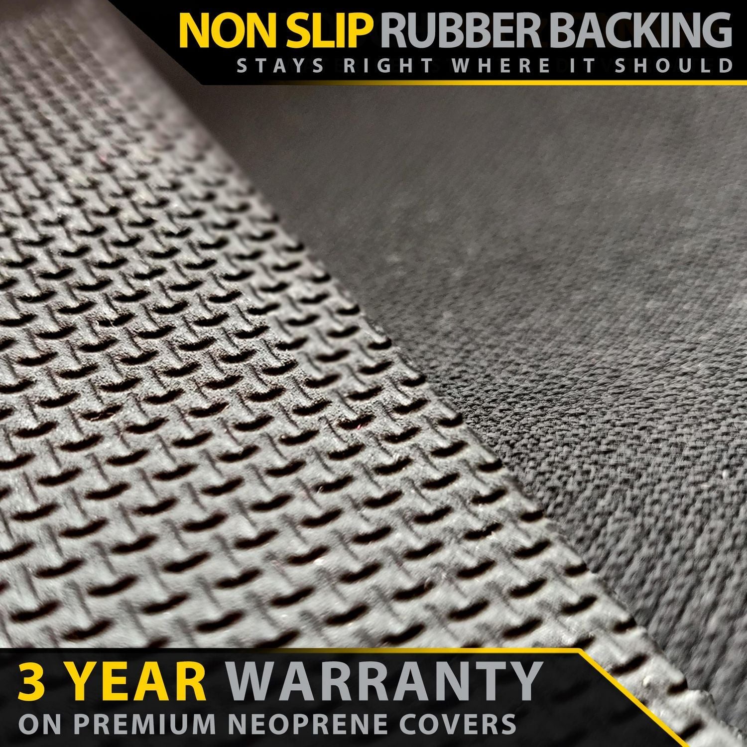 Holden Colorado RG Premium Neoprene Rear Row Seat Covers