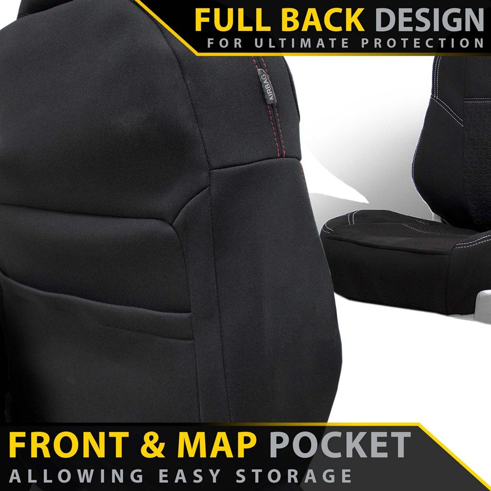 Toyota Hilux 6th Gen Premium Neoprene Bucket & 3/4 Bench Seat Covers (Made to Order)