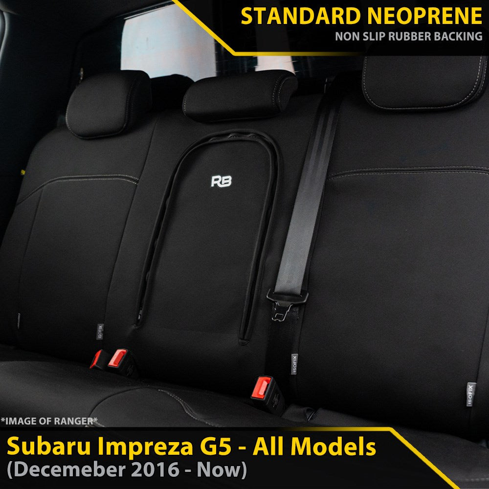 Subaru Impreza Neoprene Rear Row Seat Covers (Made to Order)