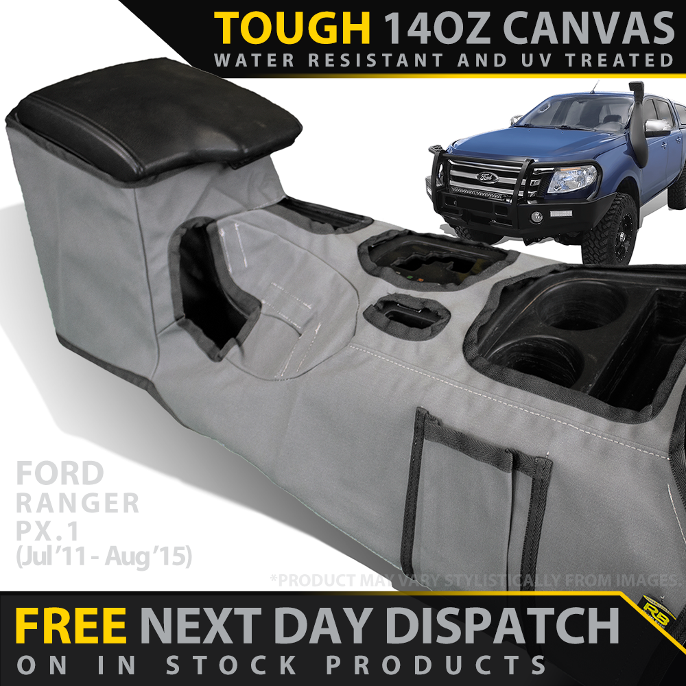 Ford Ranger PX I AUTO Retro Canvas Centre Console Organiser (In Stock)