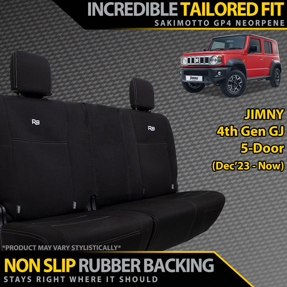 Suzuki Jimny 4th Gen GJ 5-Door GP4 Neoprene Rear Row Seat Covers (In Stock)