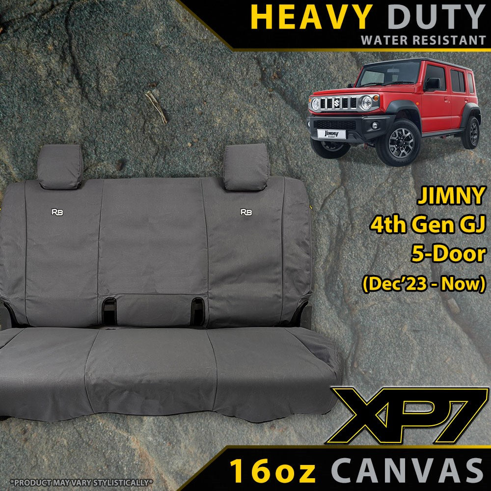 Suzuki Jimny 4th Gen GJ 5-Door Heavy Duty XP7 Canvas Rear Row Seat Covers (Made to Order)