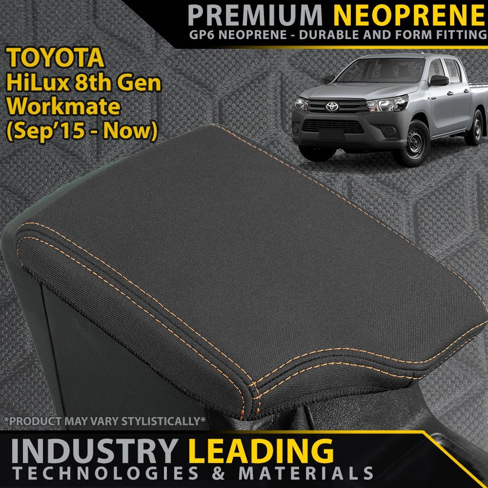 Toyota HiLux 8th Gen Workmate Premium Neoprene Console Lid (Available)