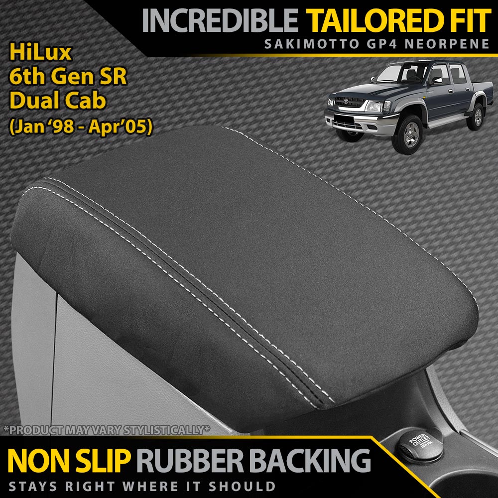 Toyota Hilux 6th Gen Neoprene Console Lid