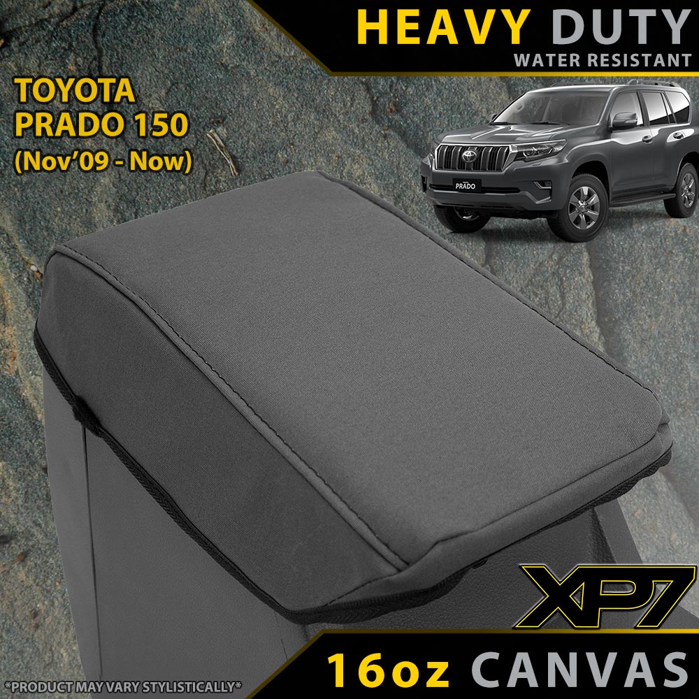 Razorback 4x4 XP7 Heavy Duty Canvas Console Lid Cover suitable for a Toyota Prado 150 (In Stock)