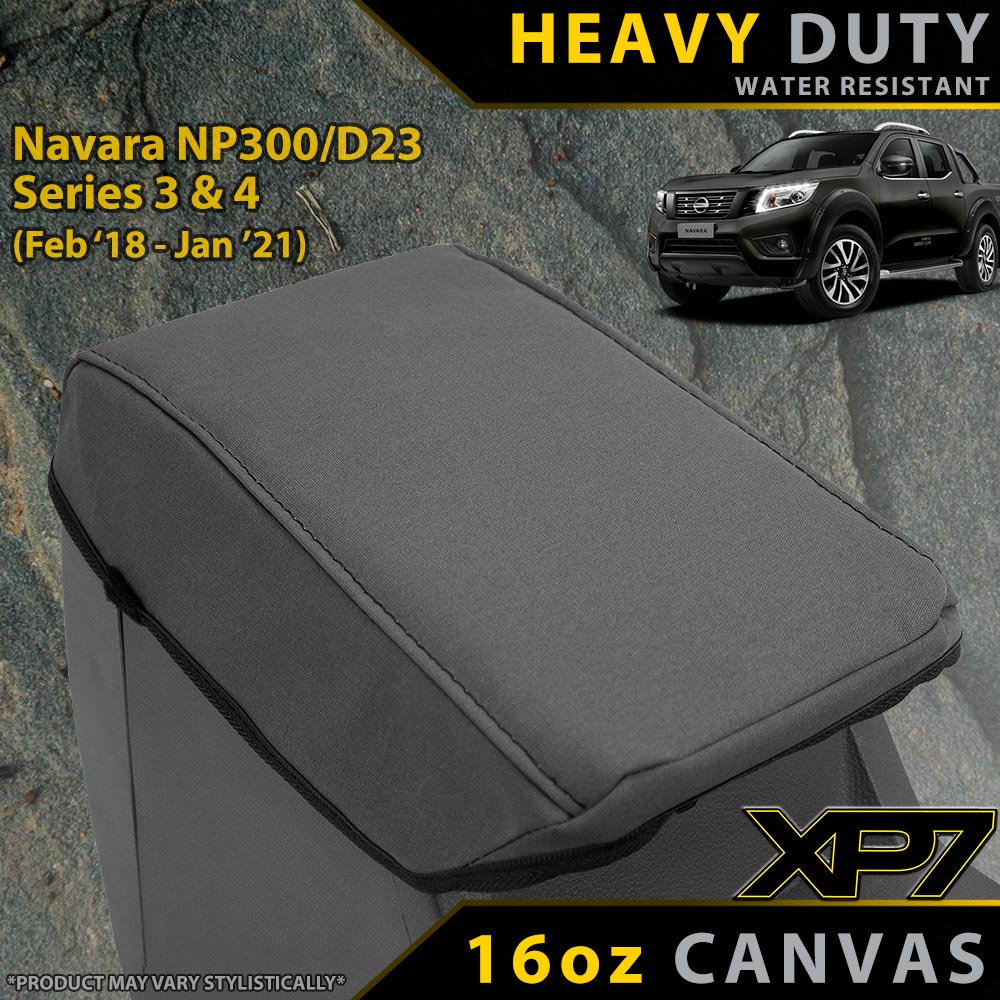Nissan Navara NP300/D23 Series 3 & 4 Heavy Duty XP7 Canvas Console Lid (In Stock)