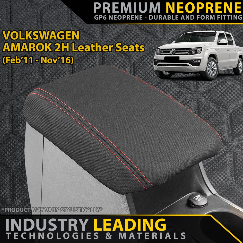 Volkswagen Amarok 2H (Leather Seats) Premium Neoprene Console Lid (Available)