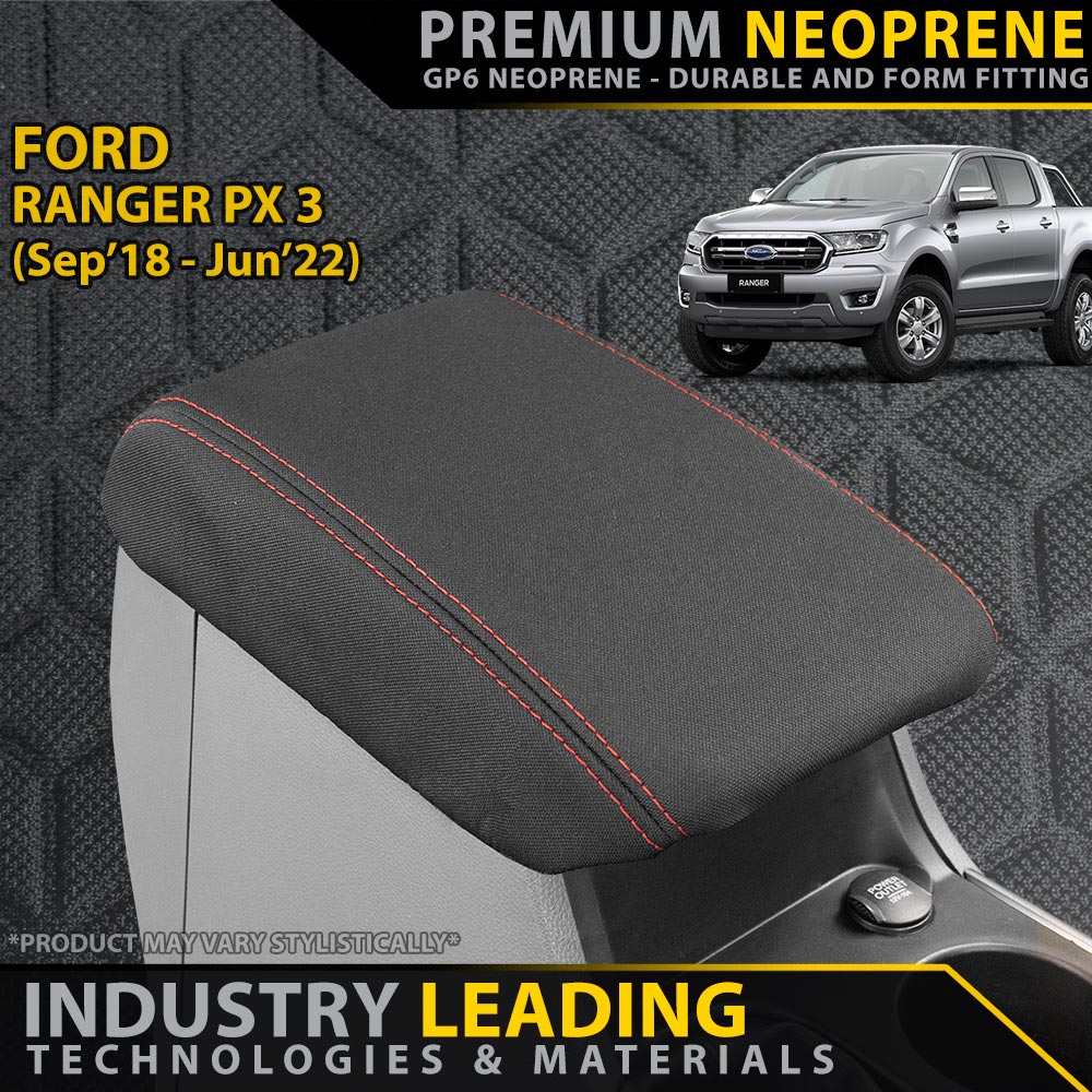 Ford Ranger PX III Premium Neoprene Console Lid