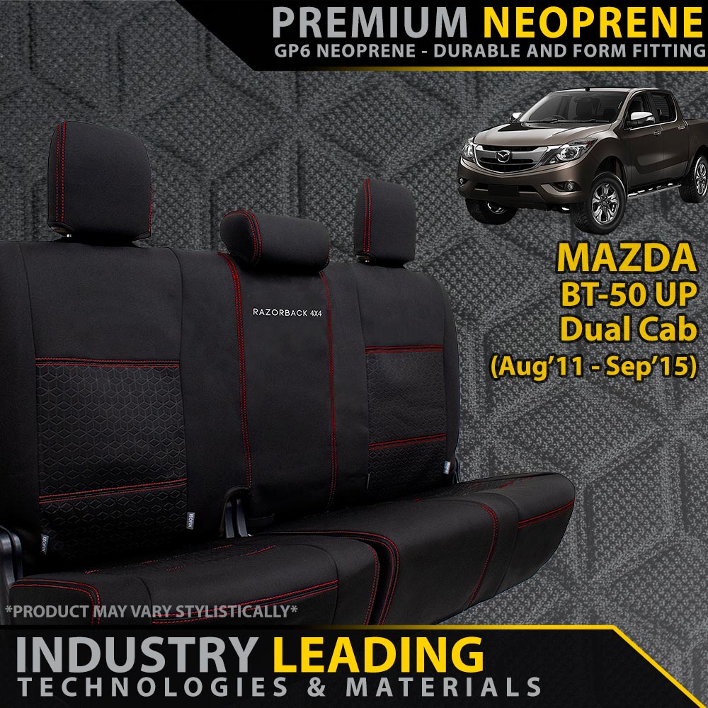 Mazda BT-50 UP Premium Neoprene Rear Row Seat Covers